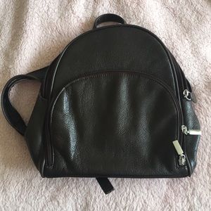 Aurielle leather small backpack